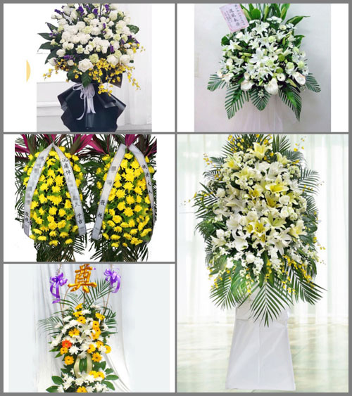 贵州黔南州福泉市白事花篮预定