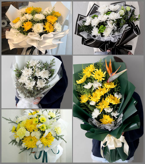 贵州黔南州福泉市白事花束代送